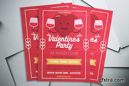 Valentine\'s Party Flyer