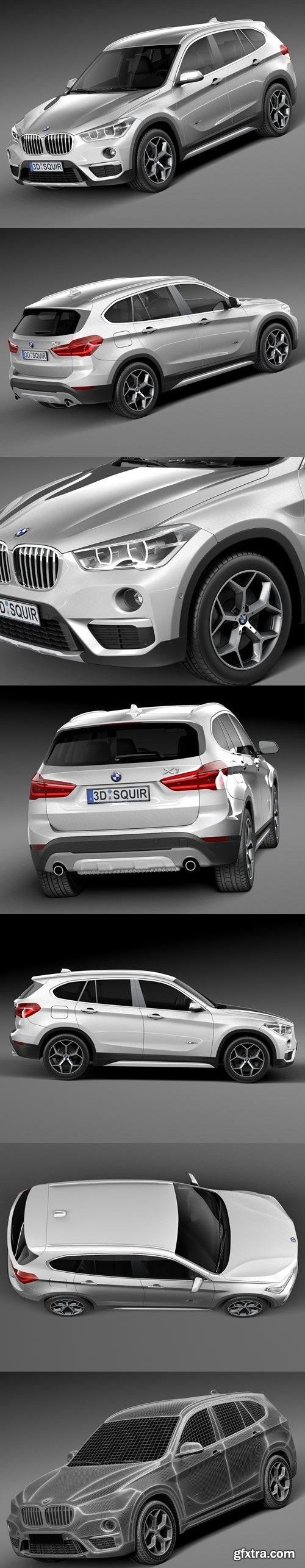 BMW X1 2016 - 3D Model