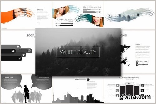 WHITE BEAUTY Powerpoint