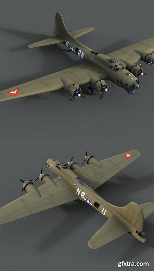 Boeing B-17 – 3D Model