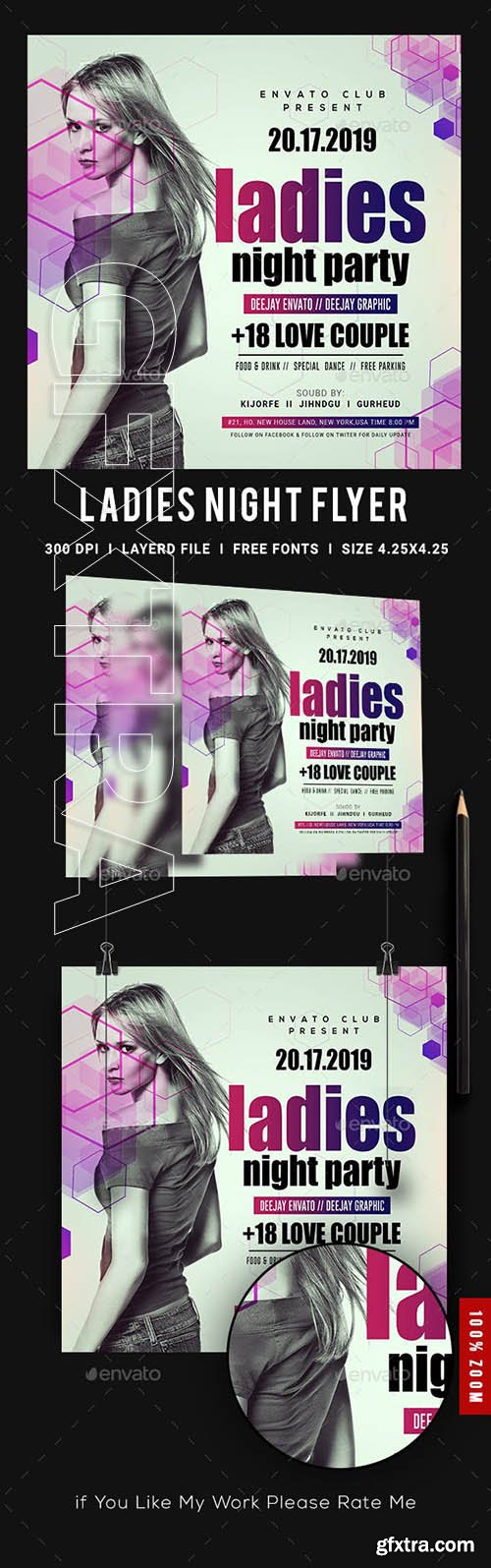 GraphicRiver - Ladies Night Club Flyer 23139277