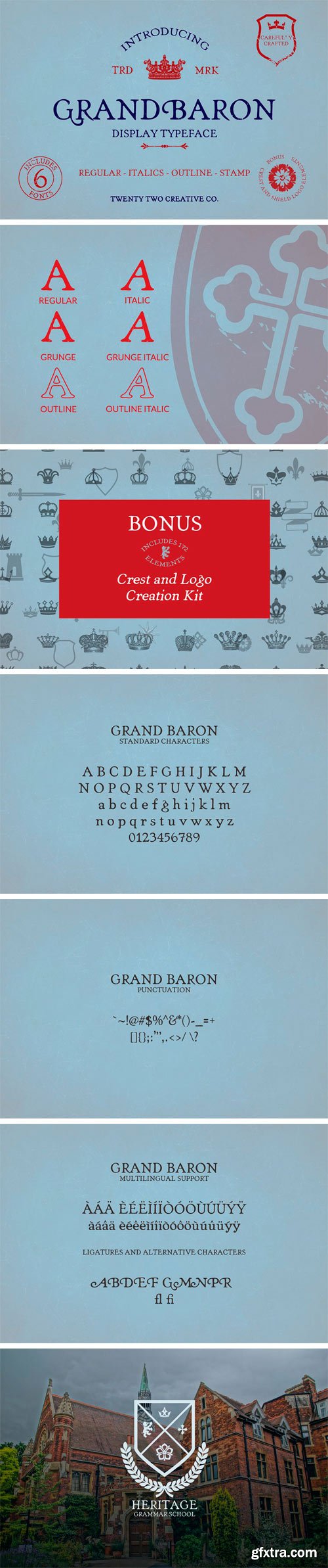 CM - Grand Baron - A Vintage Typeface 3377110