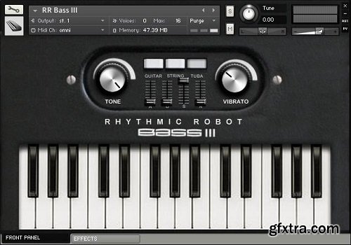 Rhythmic Robot Audio Bass 3 KONTAKT