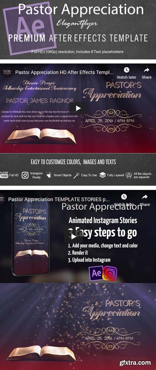 Pastor Appreciation V1 2019 Animated Flyer