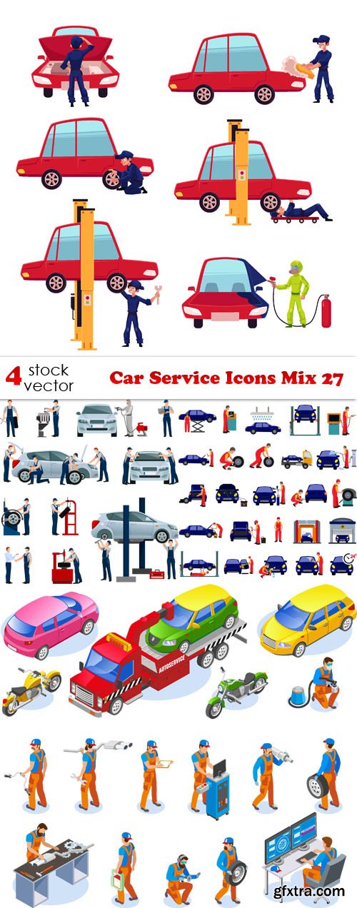 Vectors - Car Service Icons Mix 27