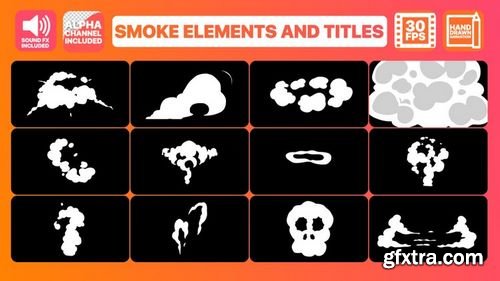 MotionArray Smoke Elements And Titles 165383