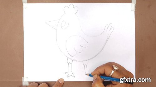 How to draw birds in easy way step-by-step