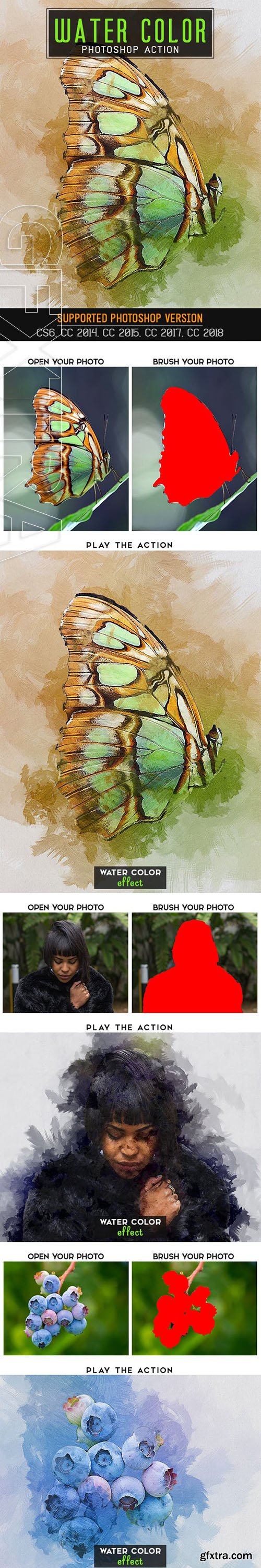 GraphicRiver - Water Color Photoshop Action 23101869