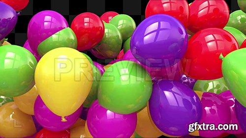 Party Balloons Text Reveal Template 135106