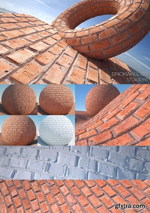 Brick Wall 03 PBR Textures