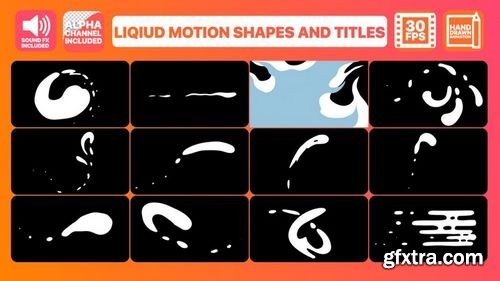 MotionArray Liquid Motion Shapes And Titles 167771