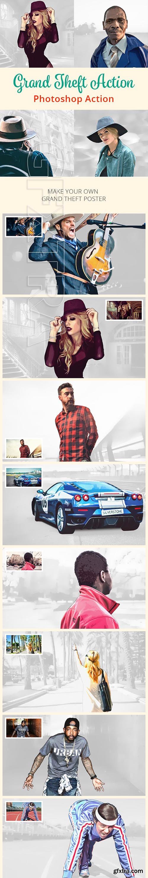 CreativeMarket - Grand Theft Action - PS Action 3162219