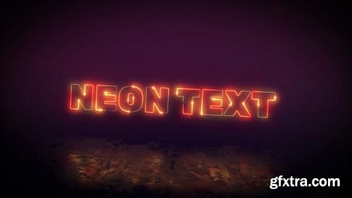 MotionArray Neon Text 168529