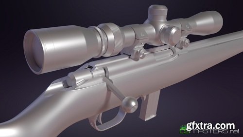 Gumroad – Hard Surface Gun Modeling in Blender