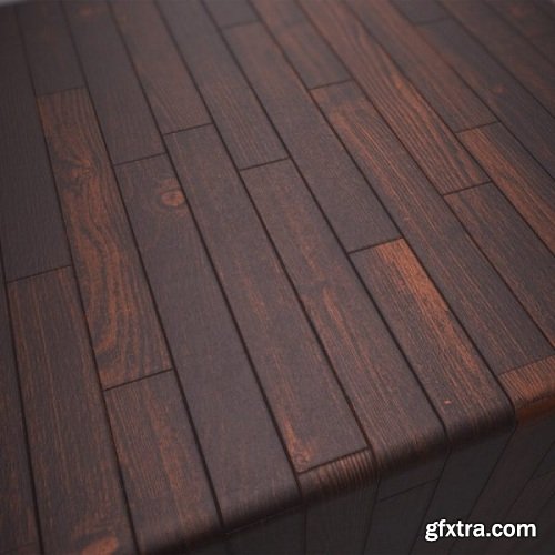 Oak PBR Floorboards 1