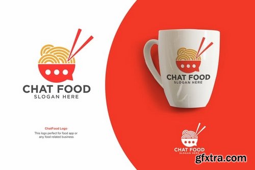 Chat Food Logo