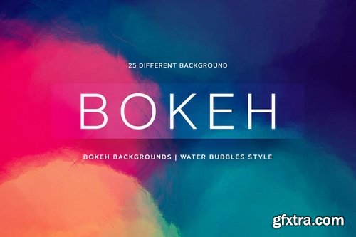 Bokeh Backgrounds Water Bubbles style - COL2
