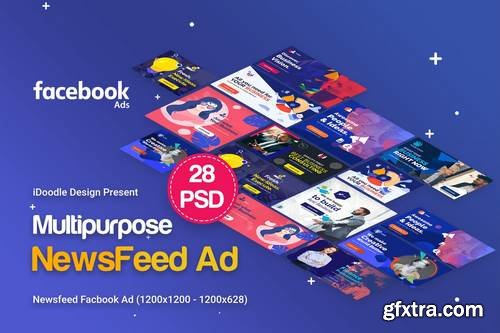 NewsFeed Facebook Multipurpose, Business Banners
