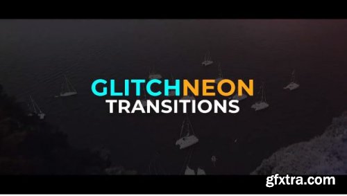 Glitch Neon Transitions 166429