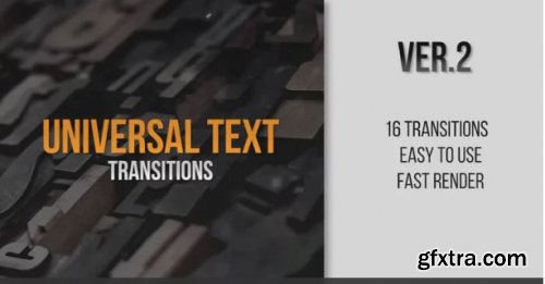 Universal Text Transitions V.2 168597