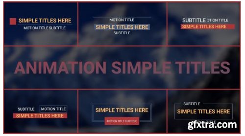 Animation Simple Titles 167176