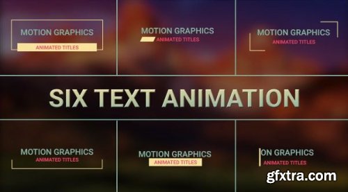 Six Text Animations 168803