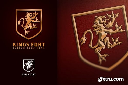 Kings Fort - Heraldic Lion Logo