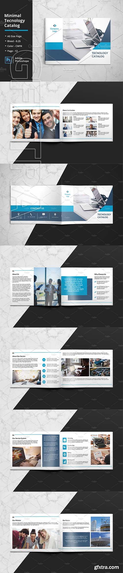 CreativeMarket - Technology Brochure V830 3030353