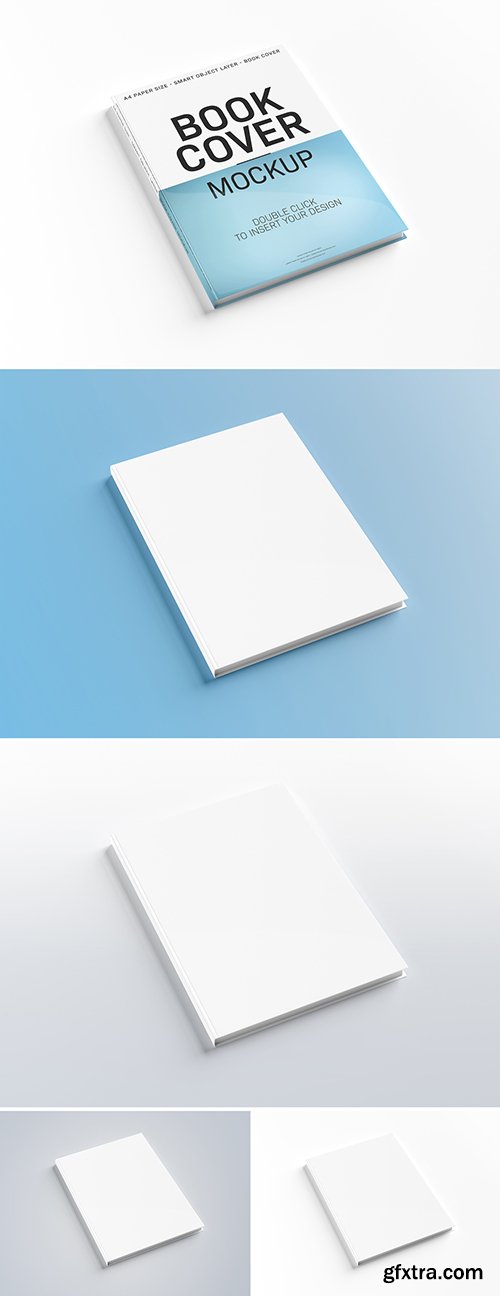 Hardcover Book Isolated on White Mockup 233467960