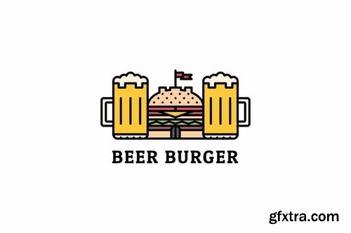 Beer Burger Castle Logo