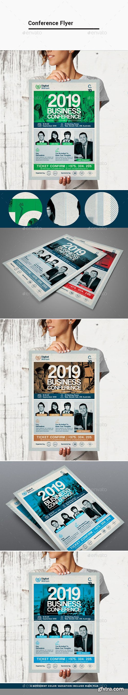 Graphicriver - Conference Flyer Template 23189450