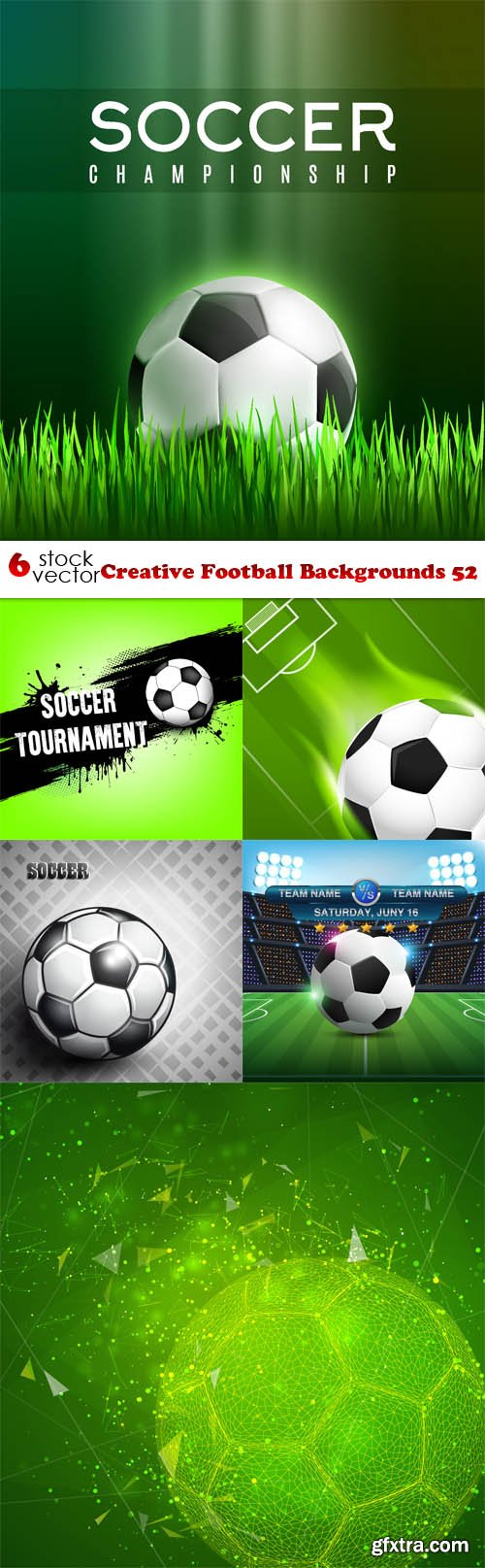 Vectors - Creative Football Backgrounds 52