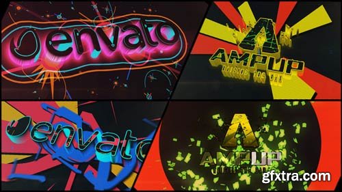 Videohive - Colorful Dubstep Projection Logo - 22280835