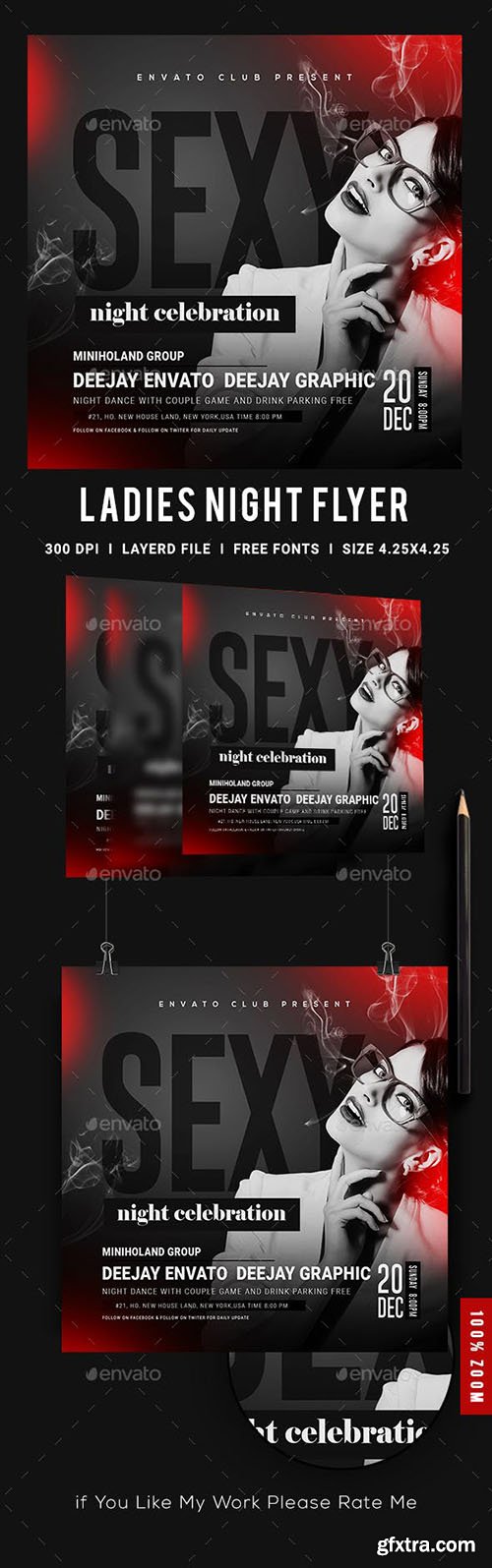 GraphicRiver - Ladies Night Club Flyer 23153328