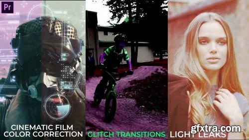 MotionArray 50 Pack: Light Leaks, Color, Glitch Transitions 173864