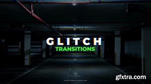 MotionArray Glitch Transitions 175672