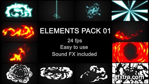 Videohive - Flash FX Elements Pack 01 - 23211134