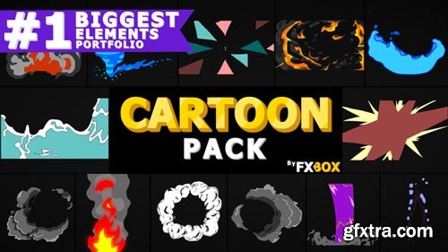 Videohive - Cartoon Elements Pack - 23220645