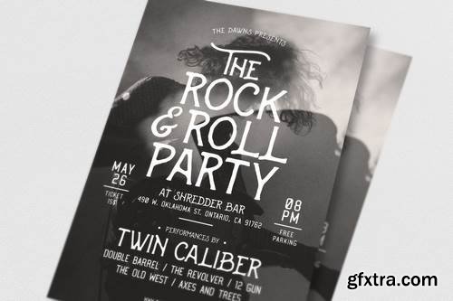 Rock & Roll Music Flyer