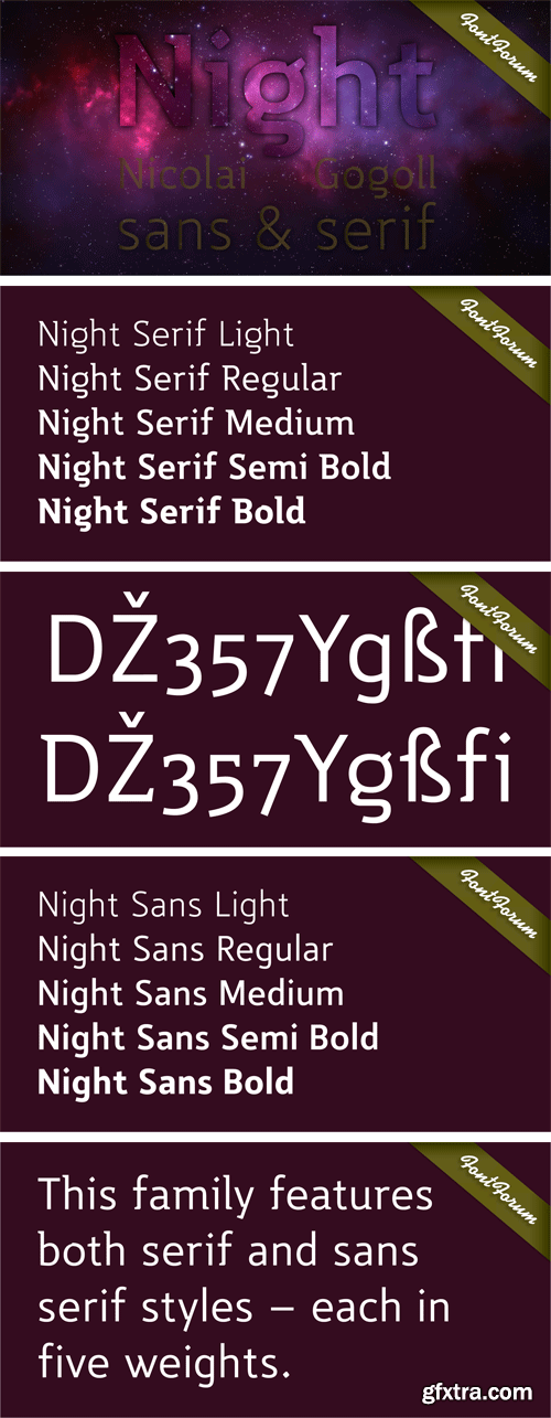 Night Font Family