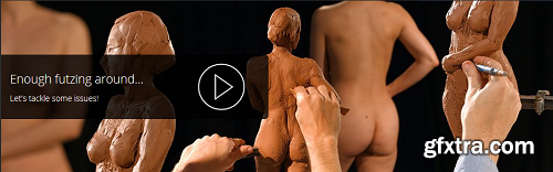 Figure Sculpting in Clay: Part 4 – Fixing & Identifying Gaps with David Simon