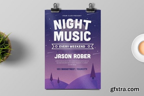 Night Music Flyer