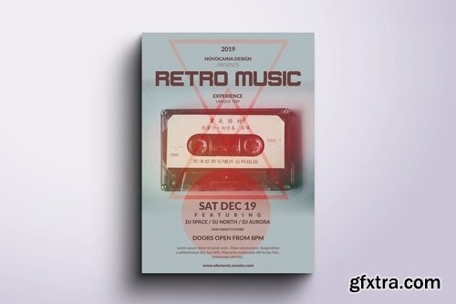 Retro Music Poster & Flyer