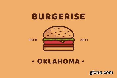 Burger Logo Template
