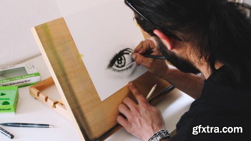 Draw a Hyper Realistic Eye & Tear with the Two Pencil Method
