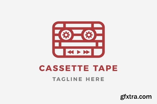 Cassette Logo Template
