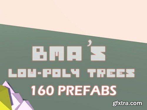 Low Poly Trees (160 prefabs)