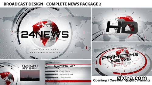 Videohive Broadcast Design - Complete News Package 2 2452976