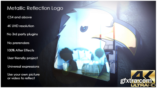 VideoHive Metallic Reflection Logo 16719520