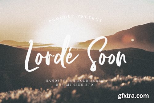 Lorde Soon Font